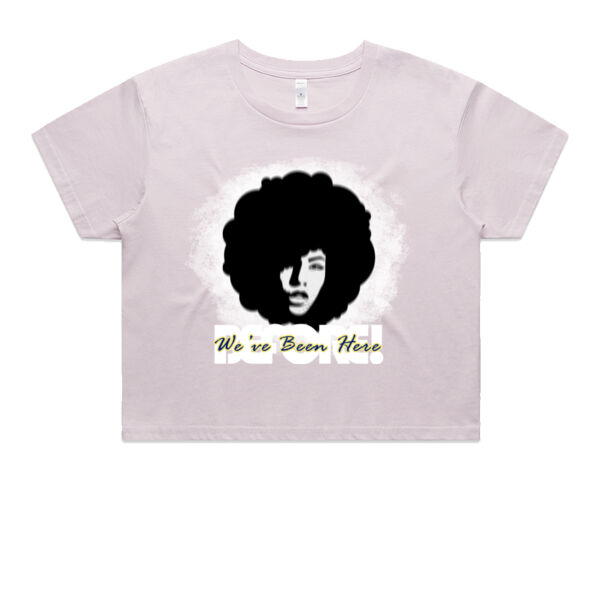 We've been here before Women's crop top Thumbnail